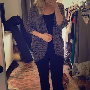 Lightweight Woven Dolman Sweater